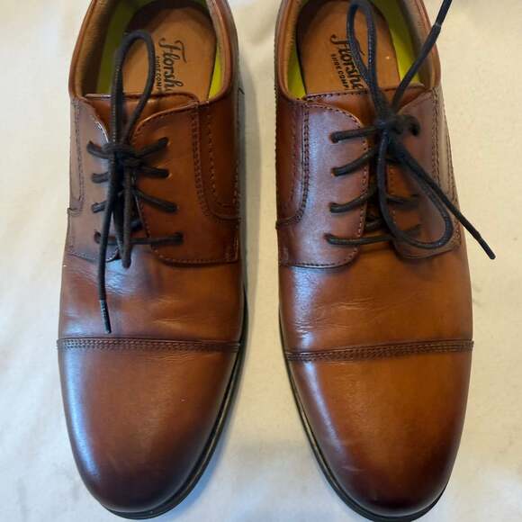 Florsheim Men\'s Midtown Cap Toe Oxford Cognac Leather Dress Shoes main image 5